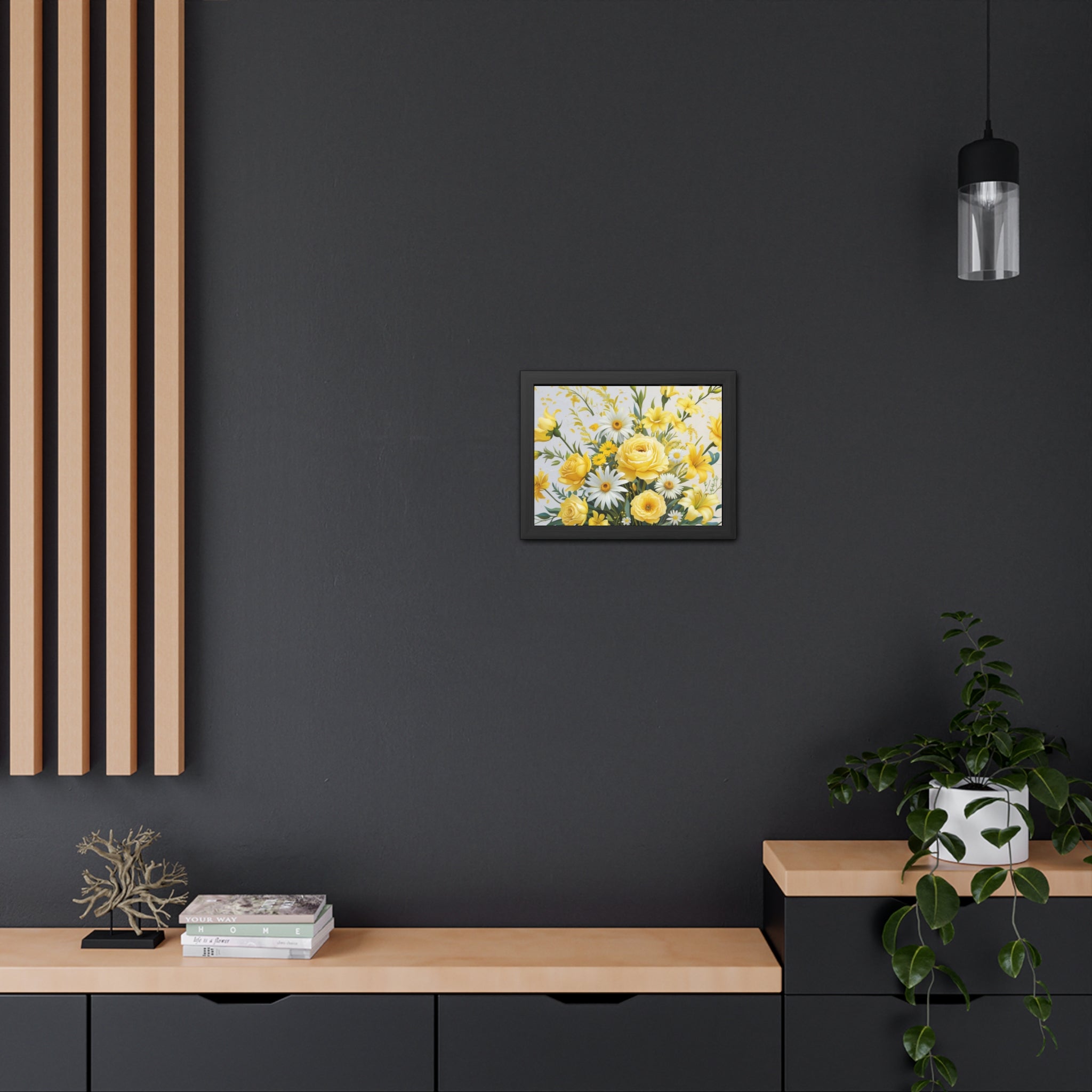 Floral Framed Poster