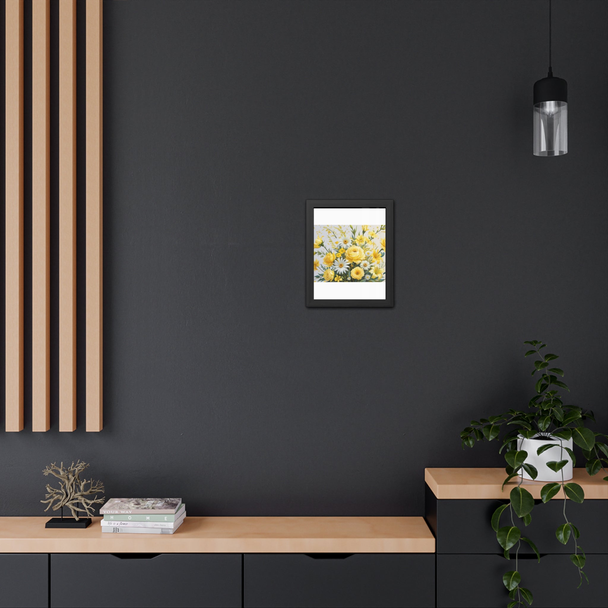 Floral Framed Poster