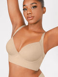 kin Underwire Push-Up Sculpting Uplift Hide Back Fat Full Coverage Bra